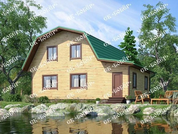 Дом из бруса 9х9.5