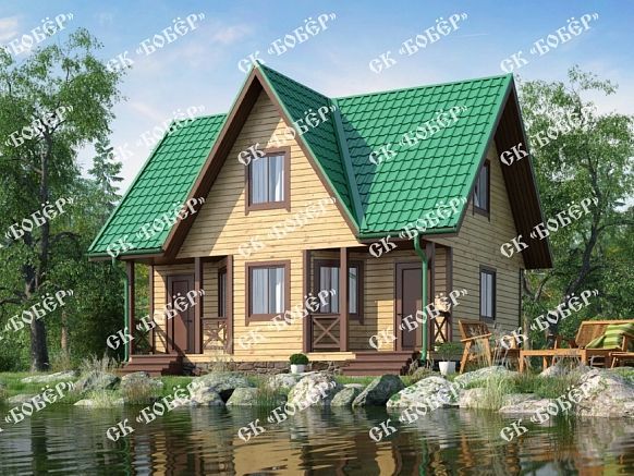 Дом из бруса 6х8