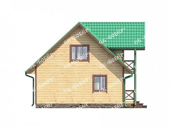 Дом из бруса 8,5х10. фото