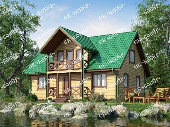 Дом из бруса 8,5х10